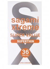 Ультратонкие презервативы Sagami Xtreme Superthin - 36 шт. - Sagami - купить с доставкой в Старом Осколе