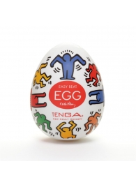 Мастурбатор-яйцо Keith Haring EGG DANCE - Tenga - в Старом Осколе купить с доставкой