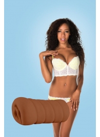Коричневый мастурбатор-вагина BRIANNA - Dream Toys - в Старом Осколе купить с доставкой