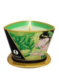 Массажная свеча Exotic Green Tea с ароматом зелёного чая - 170 мл. - Shunga - купить с доставкой в Старом Осколе