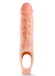 Телесная насадка на пенис 9 Inch Cock Sheath Extender - 22,2 см. - Blush Novelties - в Старом Осколе купить с доставкой