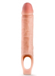 Телесная насадка на пенис 10 Inch Cock Sheath Extender - 25 см. - Blush Novelties - в Старом Осколе купить с доставкой