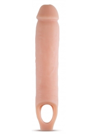 Телесная насадка на пенис 11.5 Inch Cock Sheath Penis Extender - 29,2 см. - Blush Novelties - в Старом Осколе купить с доставкой