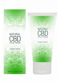 Крем-пролонгатор Natural CBD Delay Cream - 50 мл. - Shots Media BV - купить с доставкой в Старом Осколе