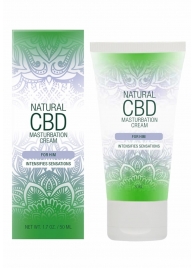 Крем для мастурбации для мужчин Natural CBD Masturbation Cream For Him - 50 мл. - Shots Media BV - купить с доставкой в Старом Осколе