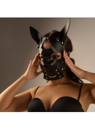 Черная маска  Собака  с ушками - Crazy Handmade - купить с доставкой в Старом Осколе