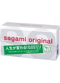 Ультратонкие презервативы Sagami Original 0.02 - 10 шт. - Sagami - купить с доставкой в Старом Осколе