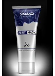 Силиконовая гель-смазка FLIRT MAGIC Ice с лёгким пролонгирующим эффектом - 75 мл. - Sitabella - купить с доставкой в Старом Осколе