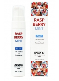 Возбуждающий гель Raspberry Mint с ароматом малины и мяты - 15 мл. - Exsens - купить с доставкой в Старом Осколе