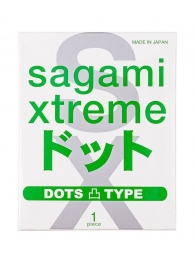 Презерватив Sagami Xtreme Type-E с точками - 1 шт. - Sagami - купить с доставкой в Старом Осколе