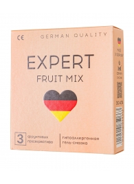 Ароматизированные презервативы EXPERT Fruit Mix - 3 шт. - Expert - купить с доставкой в Старом Осколе