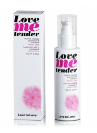 Съедобное согревающее массажное масло Love Me Tender Cotton Candy с ароматом сладкой ваты - 100 мл. - Love to Love - купить с доставкой в Старом Осколе