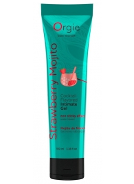 Съедобный интимный гель Orgie Lube Tube Cocktail Strawberry Mojito - 100 мл. - ORGIE - купить с доставкой в Старом Осколе