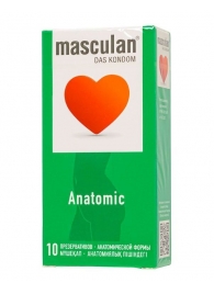 Презервативы анатомической формы Masculan Anatomic - 10 шт. - Masculan - купить с доставкой в Старом Осколе