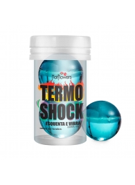 Интимный гель Termo Shock Hot Ball с разогревающе-покалывающим эффектом (2 шарика по 3 гр.) - HotFlowers - купить с доставкой в Старом Осколе