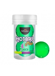 Лубрикант на силиконовой основе Hot Ball Plus с покалывающим эффектом (2 шарика по 3 гр.) - HotFlowers - купить с доставкой в Старом Осколе