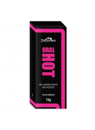 Гель для оральных ласк Oral Hot с согревающим эффектом - 15 гр. - HotFlowers - купить с доставкой в Старом Осколе