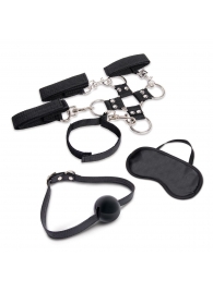 Набор для фиксации из 7 предметов Hogtie   Ball Gag Kit - Lux Fetish - купить с доставкой в Старом Осколе