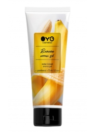 Лубрикант на водной основе OYO Aroma Gel Banana с ароматом банана - 75 мл. - OYO - купить с доставкой в Старом Осколе