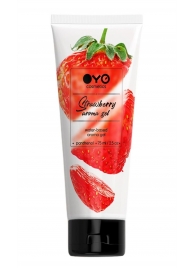 Лубрикант на водной основе OYO Aroma Gel Strawberry с ароматом клубники - 75 мл. - OYO - купить с доставкой в Старом Осколе