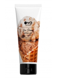 Лубрикант на водной основе OYO Aroma Gel Ice Cream с ароматом пломбира - 75 мл. - OYO - купить с доставкой в Старом Осколе