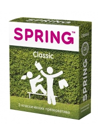 Классические презервативы SPRING CLASSIC - 3 шт. - SPRING - купить с доставкой в Старом Осколе