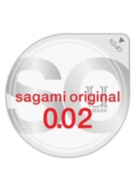 Ультратонкий презерватив Sagami Original - 1 шт. - Sagami - купить с доставкой в Старом Осколе