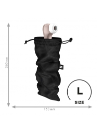 Черный мешочек для хранения игрушек Treasure Bag L - Satisfyer - купить с доставкой в Старом Осколе
