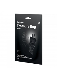 Черный мешочек для хранения игрушек Treasure Bag L - Satisfyer - купить с доставкой в Старом Осколе