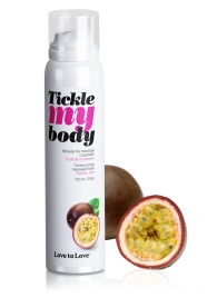 Массажная хрустящая пенка Tickle my body с ароматом маракуйи - 150 мл. - Love to Love - купить с доставкой в Старом Осколе
