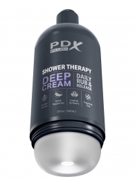 Мастурбатор в бутылке Shower Therapy Deep Cream - Pipedream - в Старом Осколе купить с доставкой