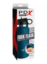 Мастурбатор-вагина в синей колбе F*ck Flask - Pipedream - в Старом Осколе купить с доставкой