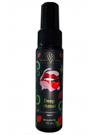 Спрей для горла Deep Throat с десенсибилизирующим эффектом и вкусом клубники - 50 мл. - БиоМед - купить с доставкой в Старом Осколе