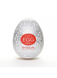 Мастурбатор-яйцо Keith Haring EGG PARTY - Tenga - в Старом Осколе купить с доставкой