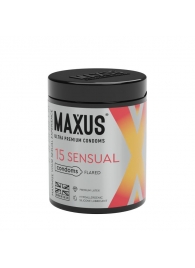 Анатомические презервативы MAXUS Sensual - 15 шт. - Maxus - купить с доставкой в Старом Осколе