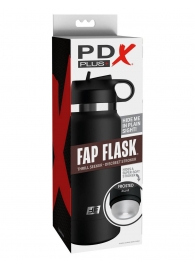 Черный мастурбатор в виде бутылки Fap Flask - Pipedream - в Старом Осколе купить с доставкой