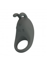 Серое эрекционное кольцо с вибрацией Master Ring - Baile - в Старом Осколе купить с доставкой