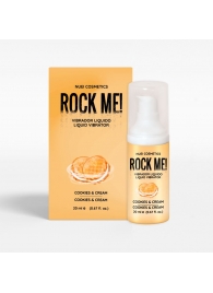 Жидкий вибратор Nuei Rock Me! с ароматом печенья и сливок - 20 мл. - Nuei cosmetics - купить с доставкой в Старом Осколе