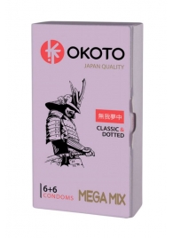 Презервативы OKOTO Mega Mix - 12 шт. - Sitabella - купить с доставкой в Старом Осколе