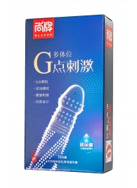 Ультратонкие презервативы Elasun G-spot stimulation с ребрами и точками - 10 шт. - Elasun - купить с доставкой в Старом Осколе