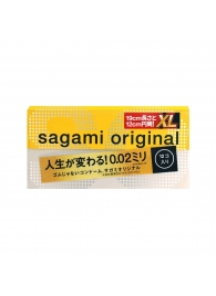 Презервативы увеличенного размера Sagami Original 0.02 XL-size - 12 шт. - Sagami - купить с доставкой в Старом Осколе