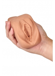 Маструбатор-вагина с вибрацией Soft   Wet Renata Realistic Tan Masturbator - Blush Novelties - в Старом Осколе купить с доставкой