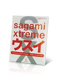 Ультратонкий презерватив Sagami Xtreme SUPERTHIN - 1 шт. - Sagami - купить с доставкой в Старом Осколе