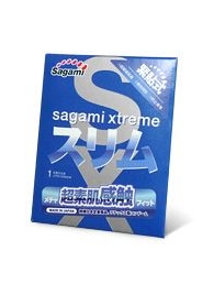 Презерватив Sagami Xtreme FEEL FIT 3D - 1 шт. - Sagami - купить с доставкой в Старом Осколе