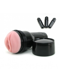 Мастурбатор-вагина Fleshlight - Vibro Pink Lady Touch с вибрацией - Fleshlight - в Старом Осколе купить с доставкой