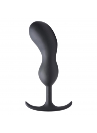 Черный массажер простаты с утяжелителями Premium Silicone Weighted Prostate Plug XL - 20,8 см. - XR Brands - в Старом Осколе купить с доставкой