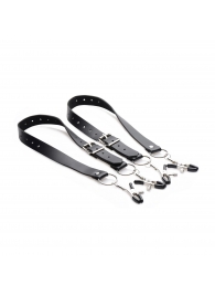 Ремни с зажимами для половых губ Spread Labia Spreader Straps with Clamps - XR Brands - купить с доставкой в Старом Осколе