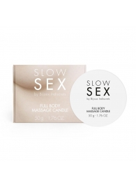 Массажная свеча для всего тела Slow Sex - 50 гр. - Bijoux Indiscrets - купить с доставкой в Старом Осколе