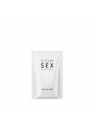 Полоски для орального секса Slow Sex Oral Sex Strips - 7 шт. - Bijoux Indiscrets - купить с доставкой в Старом Осколе