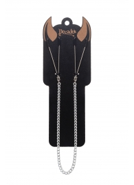 Зажимы на соски «Вилки» на цепочке - Pecado - купить с доставкой в Старом Осколе